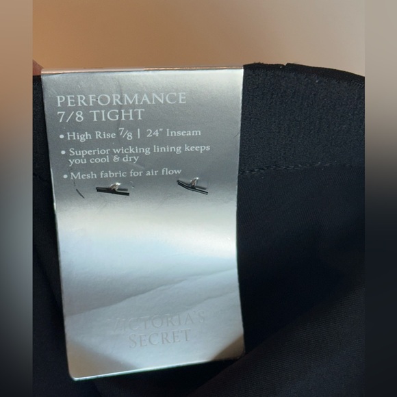 Victoria’s Secret Performing Black Leopard Size Large Print High Waisted Tight - Picture 7 of 11